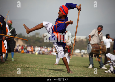 Holla Mohalla,Festival,Traditional,Indian,People,Anandpur Sahib, Punjab,Panjab Stock Photo