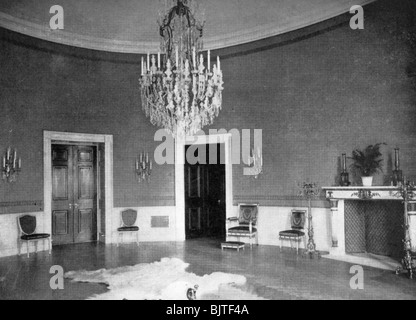 Blue Room, White House, Washington, D.C., c1890 Stock Photo - Alamy