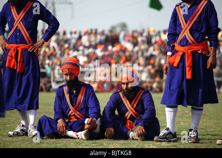 Holla Mohalla,Festival,Traditional,Indian,People,Anandpur Sahib, Punjab,Panjab Stock Photo