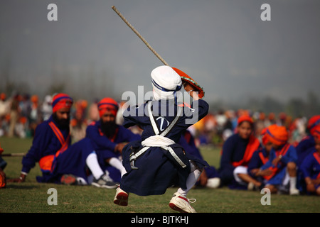 Holla Mohalla,Festival,Traditional,Indian,People,Anandpur Sahib, Punjab,Panjab Stock Photo