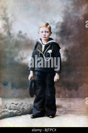 The Duke of York, aged six, 1901-1902 (1923). Artist: Unknown Stock Photo