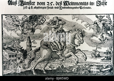 events, Thirty Years War 1618 - 1648, Stock Photo