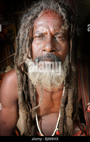 Hindu Holy Man (Sadhu) Stock Photo