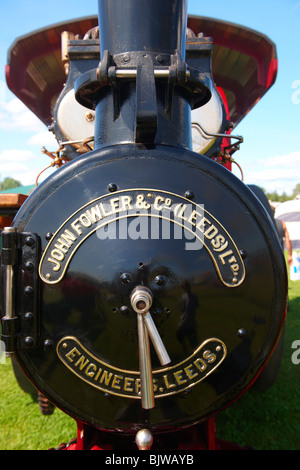 A John Fowler of Leeds steam traction engines Stock Photo