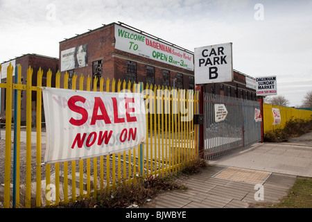 dagenham barking essex river sunday market road alamy