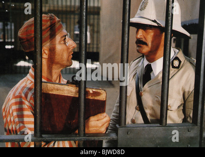 PAPILLON  - 1973 Papillon Productions film with Dustin Hoffman at left Stock Photo