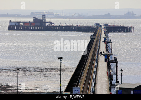 Southend Pier is a major landmark in Southend-on-Sea essex england uk gb Stock Photo