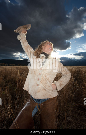 Cowgirl Stock Photo