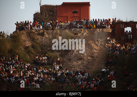 Holla Mohalla,Festival,Traditional,Indian,People,Anandpur Sahib, Punjab,Panjab Stock Photo