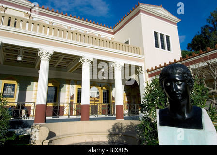 The Getty Villa, Getty's museum of Greek and Roman antquities, Malibu, California, USA. Stock Photo