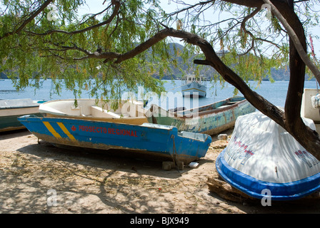 The fishing village of Taganga, along the Caribbean coast, Colombia. Stock Photo