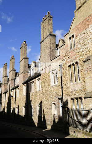 Buildings along Trinity Lane, Cambridge, England, UK Stock Photo