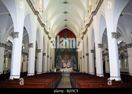 Interior of El Carmen church on Via España , El Cangrejo , Panama City , Panama Stock Photo