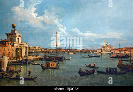 Bacino di San Marco from Canale della Giudecca by Canaletto Wallace Collection London England Great Britain United Kingdom UK GB Stock Photo