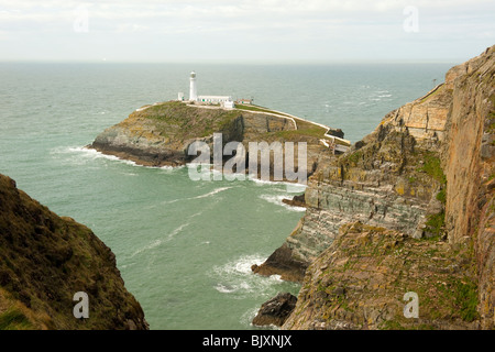 South Stack Lighthouse Anglesey North Wales UK Stock Photo