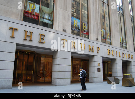 The Trump Building, 40 Wall Street, New York City, USA Stock Photo