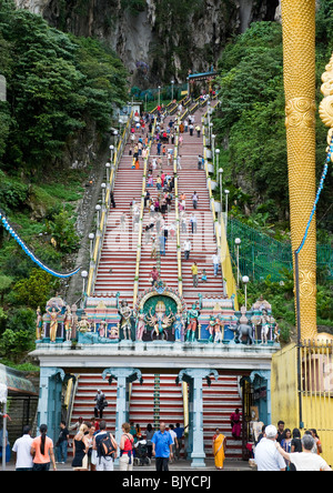 The 272 steps at the entrance of Batu Caves, Malaysia Stock Photo - Alamy