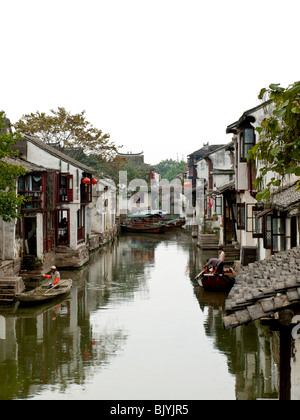 Canal in Zhouzhuang, China Stock Photo