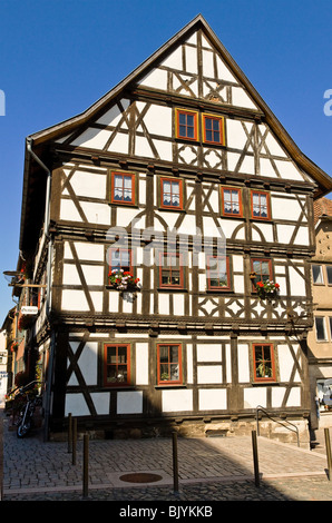 Historic city of Schmalkalden Free State of Thuringia Stock Photo
