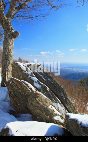 Hazel Mountain Overlook, Shenandoah National Park, Virginia, USA Stock Photo