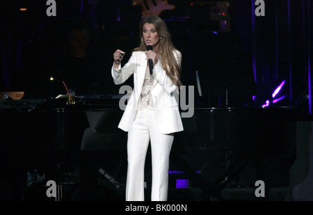 CELINE DION 2005 AGASSI GRAND SLAM GALA MGM GRAND HOTEL & CASINO LAS VEGAS USA 01 October 2005 Stock Photo