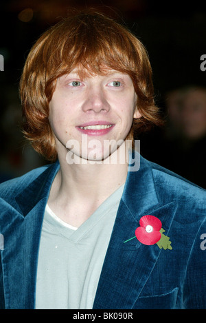 RUPERT GRINT HARRY POTTER & THE GOBLET OF FIRE FILM PREMIER THE ODEON LEICESTER SQUARE LONDON ENGLAND 06 November 2005 Stock Photo