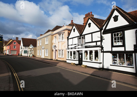 High Street Dedham village Essex England Stock Photo