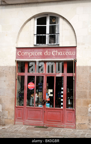Shopfront of Comptoir du Chateau in Nantes, France Stock Photo