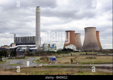 Rugeley coal fired power station, Staffordshire Stock Photo