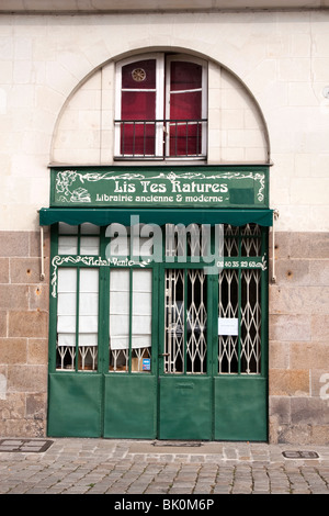Shopfront of Lis Tes Ratures in Nantes, France Stock Photo