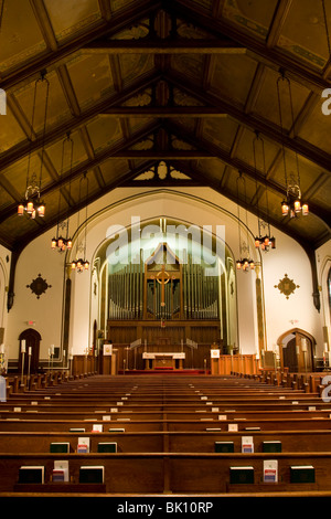 First Lutheran Church, Dayton, Ohio, Usa. Interior Stock Photo - Alamy