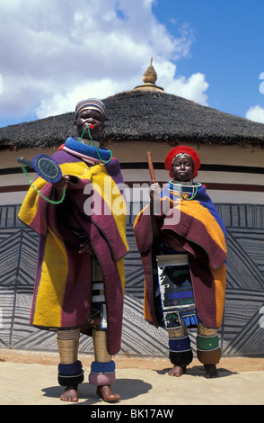 South Africa, ndebele tribe Stock Photo