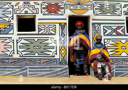 South Africa, ndebele tribe Stock Photo