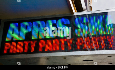 Apres Ski Party Sign Stock Photo - Alamy