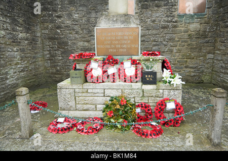 War Memorial Hay-on-Wye Herefordshire UK Stock Photo