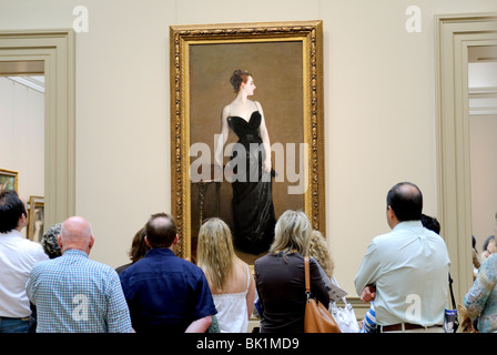 Madame X (Madame Pierre Gautreau), 1883–84, by John Singer Sargent, Metropolitan Museum of Art, New York City Stock Photo