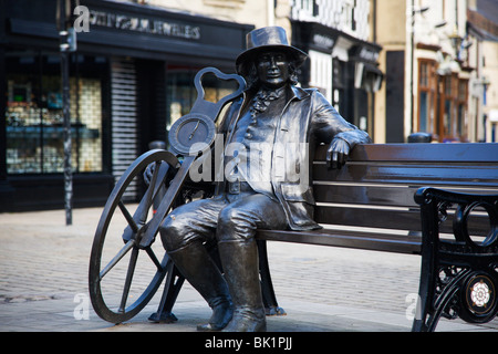 Blind Jack Statue by Barbara Asquith Knaresborough Yorkshire England Stock Photo