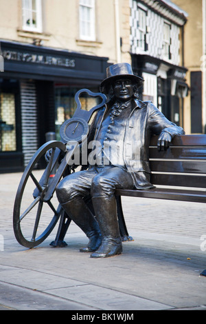 Blind Jack Statue by Barbara Asquith Knaresborough Yorkshire England Stock Photo