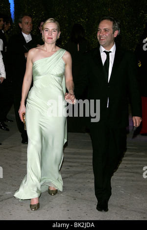 KATE WINSLET & SAM MENDES VANITY FAIR PARTY 2007 MORTONS HOLLYWOOD LOS ANGELES USA 25 February 2007 Stock Photo