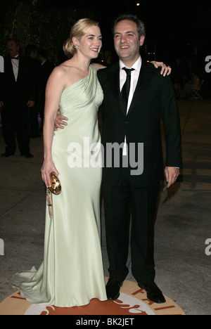 KATE WINSLET & SAM MENDES VANITY FAIR PARTY 2007 MORTONS HOLLYWOOD LOS ANGELES USA 25 February 2007 Stock Photo