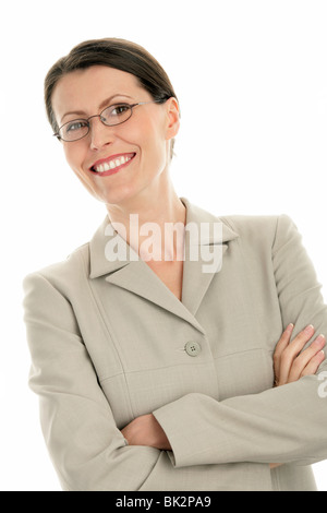 Portrait of mature businesswoman with arms crossed Stock Photo