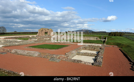 Remains of Roman city of Viroconium Cornoviorum at Wroxeter near Shrewsbury in Shropshire Uk Stock Photo