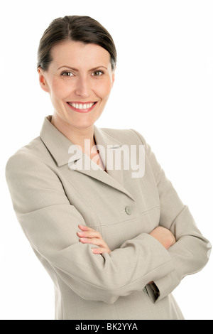 Portrait of mature businesswoman with arms crossed Stock Photo