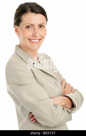 Portrait of mature businesswoman with arms crossed Stock Photo