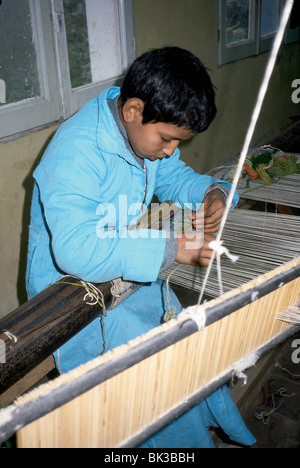 Carpet Weaving School, Egypt Stock Photo