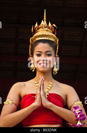 Thai woman in traditional dress during Phi Ta Kon festival. Dansai,  Thailand Stock Photo - Alamy