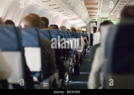 Commercial airline travel Stock Photo