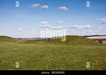 Overton Hill Barrows, Wiltshire, England Stock Photo: 28970918 - Alamy