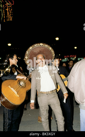 Mariachi Band and Entertainers in Mexico City, Mexico Stock Photo