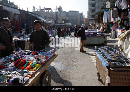 Open air market in Damascus, Syria. Stock Photo